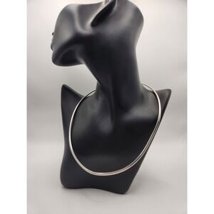 14K White Gold Omega Chain Necklace 18" 22 grams